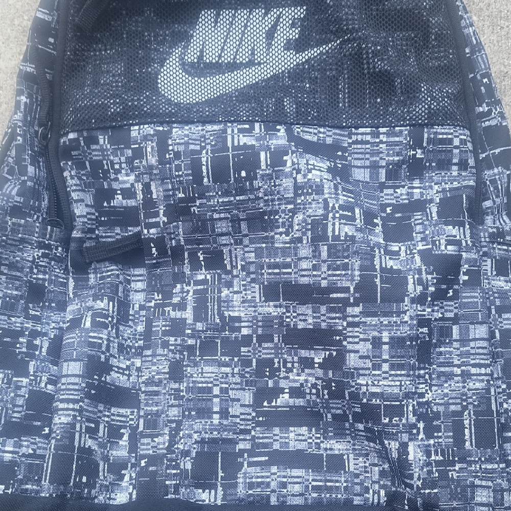 Nike Kids Digital Pattern Joggers - Black and White